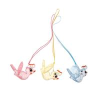 Beaupretty 3 Piezas Silbatos de Animales para Silbato de Pájaro Forma de Pavo Real Juguete de Instrumentos Musicales para Aire y Fiestas