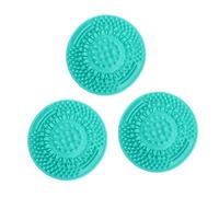 Beaupretty 3 Piezas Taza De Pincel De Maquillaje Cepillo Para Lavavajillas Cuenco De Limpieza De Brochas De Maquillaje Alfombrilla De Grifo Para Fregadero De Cocina Equipo Gel De Sílice Green