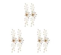 Beaupretty 3 Series Pinzas De Decoración Para Zapatos De Novia De Adornos Con Rincón De Piedras Brillantes Clips Elegantes Para Bodas Y Accesorios De Joyería Para Calzado 2 Piezas X 3