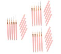 Beaupretty 3 Series Pluma De Dibujo De Arte De Uñas Pinceles Para Uñas De Gel Pincel Para Uñas De Gel De Línea De Uñas Clavo Herramienta De Dibujo De Manicura Pincel De Uñas 5 Piezas*3