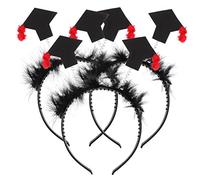 Beaupretty 3 Tocados De Doctor Decoración Para Graduación Accesorios Para Fotos De Graduación Diadema Para Graduación Tocado Para Fiesta De Graduación Birrete De Graduación Diadema