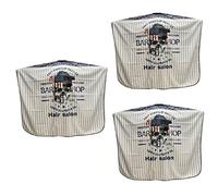 Beaupretty 3 Uds Cortadora De Pelo Para El Hogar Tela Antiadherente Para Envolver El Cabello Capa De Champú Delantales Para Adultos Accesorios Para Peinar El Cabello Capa De Salón De