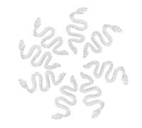 Beaupretty 30 Piezas Decoración De Uñas Pegatina Pedrería Cuidado Brillantina Tijeras Ligero Arte Falso Tiras Esmalte De Uñas En Gel Constructor Uña Del Del Pie Estampado Aleación Silver