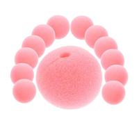 Beaupretty 30 Piezas Unidades Narices de Esponja Rosa para Payasos Accesorio Ligero y Duradero para Disfraces de Carnaval Halloween y Fiestas Temáticas de Circo Fáciles de Usar y Cómodas para
