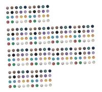 Beaupretty 300 Piezas Diamantes De Imitación De Bricolaje Cabujones Para Hacer Joyas Pedrería De Cristal Cabujones Druzy Falsos De Sirena Transparente Pendientes Taladro Plano Aretes