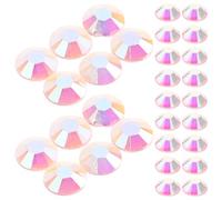 Beaupretty 3000 Piezas decoraciones de uñas Decoraciones de manicura encantos de uñas de manicura gemas del arte del clavo diamantes de imitación del arte del clavo Pink