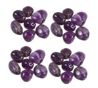 Beaupretty 300g Ágata Amatista de Piedras Pulidas de Cuarzo Morado Piedras Naturales Pulidas para Cristales Curativos Meditación y Equilibrio de Chakras para Decoración de Fuente de Jardín