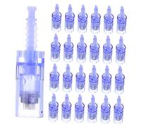 Beaupretty 30piezas Cabezal De Microagujas Eléctrico Para Piel Sensible Reemplazo De Agujas Resistentes Suministros De Accesorios Para Máquina De Microagujas Uso Cuidado Piel