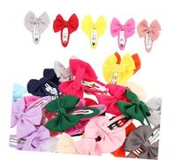Beaupretty 30piezas Pinzas Pelo Pequeñas y Coloridas Lazos Para Niñas Pequeñas Accesorios Pelo De Lazos De Princesa Pasadores Antideslizantes Presión Para Jugar El Parque