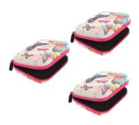 Beaupretty 3piezas Bolsa De Almacenamiento para Aceites Esenciales De Compartimentos Estuche De Viaje y Duradero Organizador De Botellas para Protección y Clasificación De