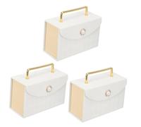 Beaupretty 3piezas Caja De Magnética Con Para Bodas Elegante Diseño Retro De Para Cumpleaños Celebraciones y Presentaciones