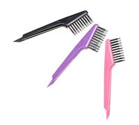 Beaupretty 3piezas Cepillo de Limpieza para Peines Herramienta de Limpieza Rastrillo para Eliminar Polvo del Cabello Limpiador de Peines para Salón de Casa