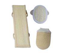 Beaupretty 3piezas Esponja Natural De Loofah Juego De Esponja Exfoliante Guante y Funda Para Baño Limpieza Suave y Efectiva Para Tipo De Piel