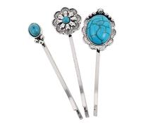 Beaupretty 3piezas Horquillas Pinzas Decorativas para Mujer Estilo Campestre Accesorios Bohemios Pelo para Eventos de Luau y Fiestas