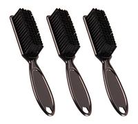 Beaupretty 3piezas Jabón De Jabalí Pelo Cepillo Para Diseño Profesional Mango Suave Limpiar y Peinar Accesorio De Salón Para Hombres