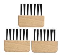 Beaupretty 3piezas Kit Limpiador Cepillo Peine Profesional Para Pelo Herramienta Antipelos Fácil Uso Para Hogar y Salón Elimina Cabellos y Polvo Sin Dañar Práctica y Portátil