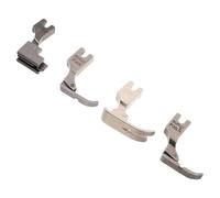 Beaupretty 4 Accesorios Prensatelas para Máquinas de Coser Industriales Prensatelas para Dobladillos Rodillo Compatibles Modelos P351 S518ns P36n P36ln Uso Profesional Versátil para