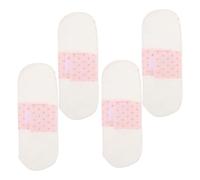 Beaupretty 4 Compresas Reutilizables Diarios Insertos para Bragas de Algodón Suave Absorbentes Transpirables Prevención de Fugas para Posparto y Menstruación Femenina