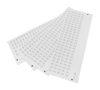 Beaupretty 4 hojas Etiquetas Autoadhesivas Numeradas para Esmalte de Uñas de Pegatinas Resistentes y Compactas para Organizar Colores Código de Colores para Manicura y Almacenamiento