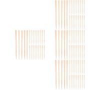 Beaupretty 4 Juegos Barra De Cera Depilatoria Perlas De Cera Tiras De Facial Barras De Para Cejas Depilación De Orejas Para Hombres Regla De Cejas Removedor De Madera 100 Uds * 4