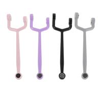 Beaupretty 4 Palos Magnéticos para Uñas Efecto Ojo de Gato, Kit Arte Uñas DIY Imanes Cilíndricos en Negro, Morado, Gris y Rosa, Accesorios para Manicura Profesional en Salón y Hogar
