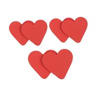 Beaupretty 4 Pares Etiqueta Engomada Antideslizante De Los Zapatos Agarres En El Talón Agarre Del Zapato Del Corazón Plantillas De Tacón Alto Taloneras Antideslizantes Protector De Rojo