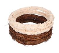 Beaupretty 4 Piezas Adorno Decorativo de Ratán 200mm para Navidad y Bodas | Diseño Vintage Rústico, Instalación Sencilla, Incluye Herrajes para Colgar, Uso Interior y Estacional