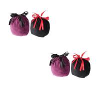 Beaupretty 4 Piezas Bolsa de Murciélago cubos de fiesta víspera de todos mochilas de cuerdas bolso de fiesta bolsa con cordón de calabaza mochilas de cuerdas