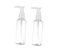 Beaupretty 4 Piezas Botella de prensa perfume botellas de viaje para artículos de tocador tamaño travel bottles accesorios baño champú contenedores de líquidos de viaje mini envases de loción