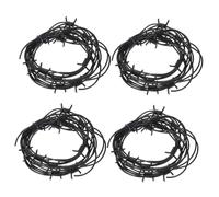 Beaupretty 4 Piezas Cadenas de Alambre de Púas Falsas para Halloween de Decoración Espeluznante Accesorios para Fiestas Temáticos Simulación Realista de Alambre