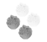 Beaupretty 4 Piezas de Conejo Gris y Blanca Peluche Accesorios Disfraz Adultos Cosplay Pascua Halloween Fiesta