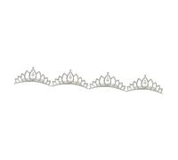 Beaupretty 4 Piezas De De Diamantes De Imitación De Colores Joyería De Boda Joyería De Princesa Para Niñas Decoración Vintage Peine De Peines Para Mujeres Tiara Para