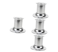 Beaupretty 4 Piezas En Rollo Gorro extintor de moxibustión Extinguidor moxa acero extintor de moxa reflujo dispositivo y extintor moxa roller extintor para moxibustión Acero inoxidable Silver