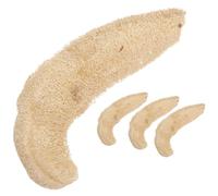 Beaupretty 4 Piezas Estropajo Calabaza Exfoliante para El Cuerpo Lufa De Limpieza De Cocina Toallas para Lavar Platos Paño De Plato Toallitas De Universal Toalla De Baño Esponja Vegetal