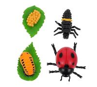 Beaupretty 4 Piezas Figuritas del Ciclo de de Decoración para Juguetes de Aprendizaje y Ciclo de Crecimiento