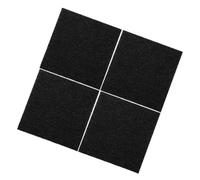 Beaupretty 4 Piezas Filtro de Repuesto Cuadrado de Carbón Activado para Cubo de Compost de Cocina, Accesorio Versátil de Fibra de Algodón para Filtración y Control de Olores