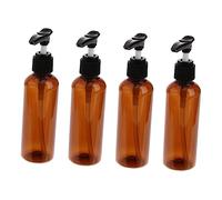 Beaupretty 4 Piezas Frasco De Emulsión De Frascos Pequeños Para Loción Cosméticos Perfumes Champú Dispensador De Líquido Bomba Portátil Para Viajes y Actividades Al Aire