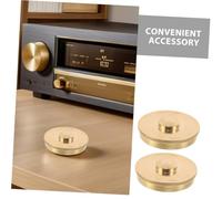 Beaupretty 4 Piezas French Horn Valve Guard Metal Bottom Caps Replacement Parts For Students Professionals Music Schools Orchestras Instrument Repair Accessories