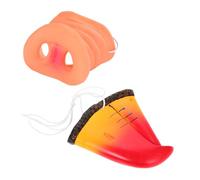 Beaupretty 4 Piezas Máscaras de Animales Realistas de Cerdo y de Loro para Adultos Accesorios para Disfraces de Cosplay Fiestas y Celebraciones