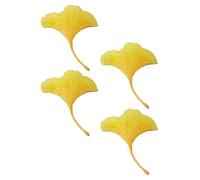 Beaupretty 4 Piezas Parches Bordados Diseño de Hoja de Ginkgo para Ropa y Mochilas, Parches Termoadhesivos de Bordado Buen Tacto para Decoración y Reparación Varios estilos