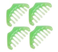 Beaupretty 4 Piezas Peine de Masaje de Cera de Abejas Peine de Masaje Cabello Gua Sha para Cuidado Facial