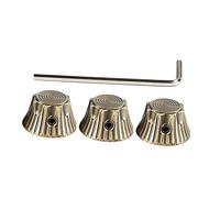 Beaupretty 4 Piezas Perillas De Metal Para Guitarra Forma De Girasol Perillas De Control De Volumen y Tono Para Guitarras Eléctricas