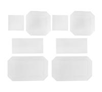 Beaupretty 4 Piezas Plantillas Acrílicas de Costura Cuadradas y Rectangulares para Acolchado, Precisión en Costura y Diseño Claro, Adecuado para Manualidades y Patchwork
