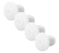 Beaupretty 4 Ruedas de Repuesto para Grabadora de Casete Cojinete de Pletina, Material Abs Blanco, Accesorio Estable y Fácil de Usar para Reparación
