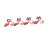 Beaupretty 4 Series Broches Órganos Y Pins Decoración De Chaquetas Y Accesorios 3 Piezas X 4