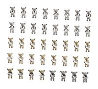 Beaupretty 40 Adornos De Oso Para Manicura Diy Pegatinas De Uñas De Moda Decoración De Uñas