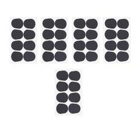 Beaupretty 40 Almohadillas Adhesivas Para Boquilla De Saxofón Almohadillas Finas De Goma Para Boquilla Protector De Dientes Para Saxofón Parche