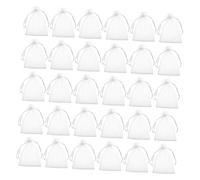 Beaupretty 400piezas Bolsas De Almacenamiento De Organza De Bolsitas Transparentes Cordón Para Joyería Fiestas y