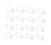 Beaupretty 40Piezas Pestañas con Tapa Sellable para Anillo Transparente para Salones Maquillaje Permanente