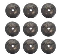 Beaupretty 45 Piezas Cuentas Sueltas de Piedra Natural de 8mm Agujero Grande Redondas para Hacer Joyas DIY Pulseras Collares Decoración del Hogar